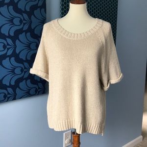 *FINAL PRICE* Banana Republic Cream & gold sweater